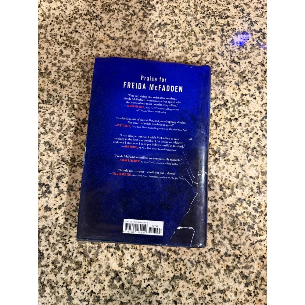 The Intruder Freida McFadden Hardcover Psychological Thriller Sprayed Edges 2024